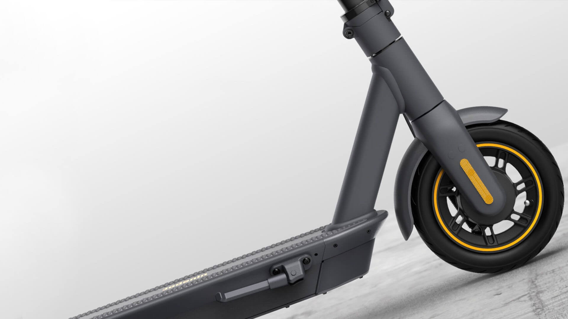 Close up tilted shot of the Segway Max