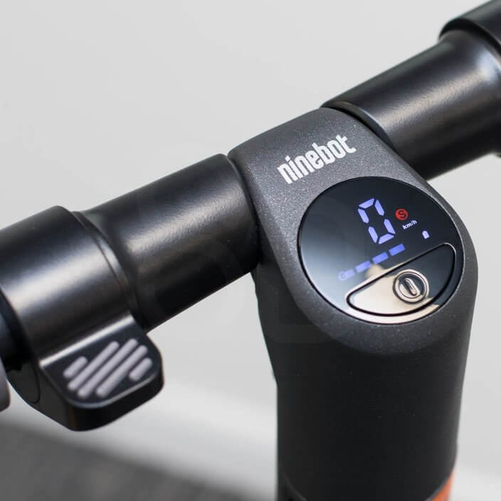 Ninebot es2 led display with battery power, range and speed warnings
