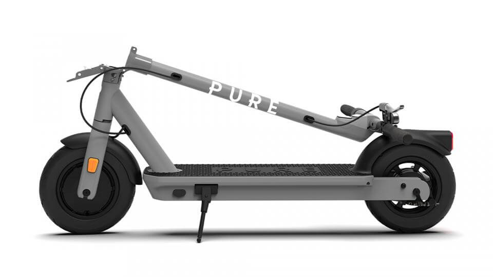 brand new pro e-kick scooter in mid grey