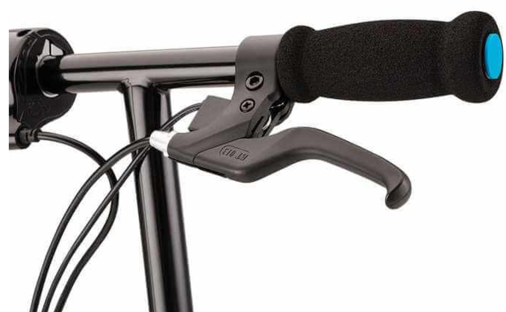 fixed handlebars and grips can be removed with a Allen or Hex key